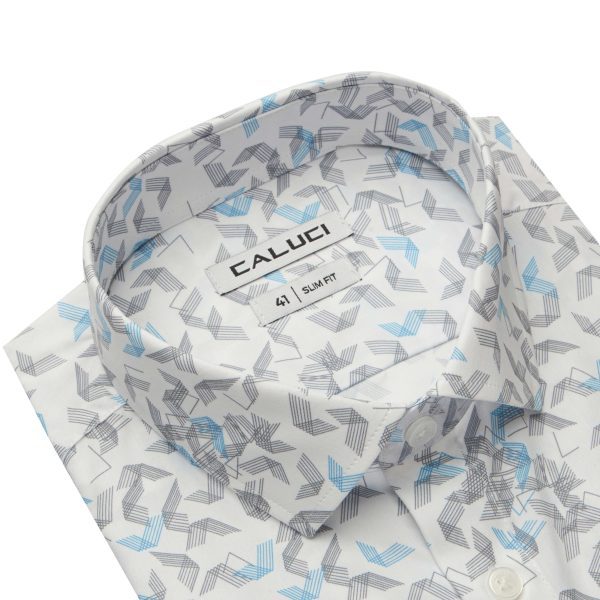 Áo sơ mi nam ngắn tay CALUCI MSS5301S - Hình ảnh 3